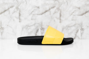 ADIDAS BY RAF SIMONS ADILETTE CHECKER - BLACK