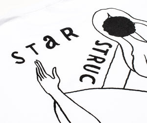 PARRA L/S "STAR STRUCK" T-SHIRT - WHITE