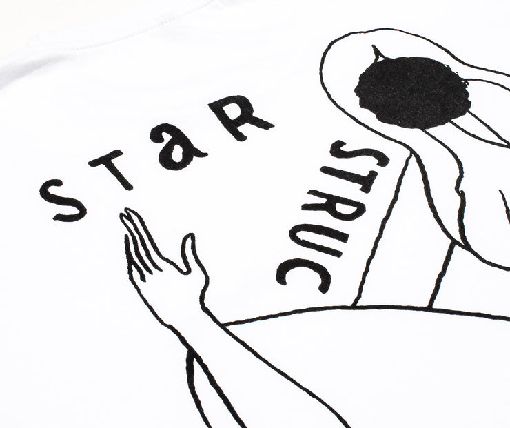 PARRA L/S "STAR STRUCK" T-SHIRT - WHITE