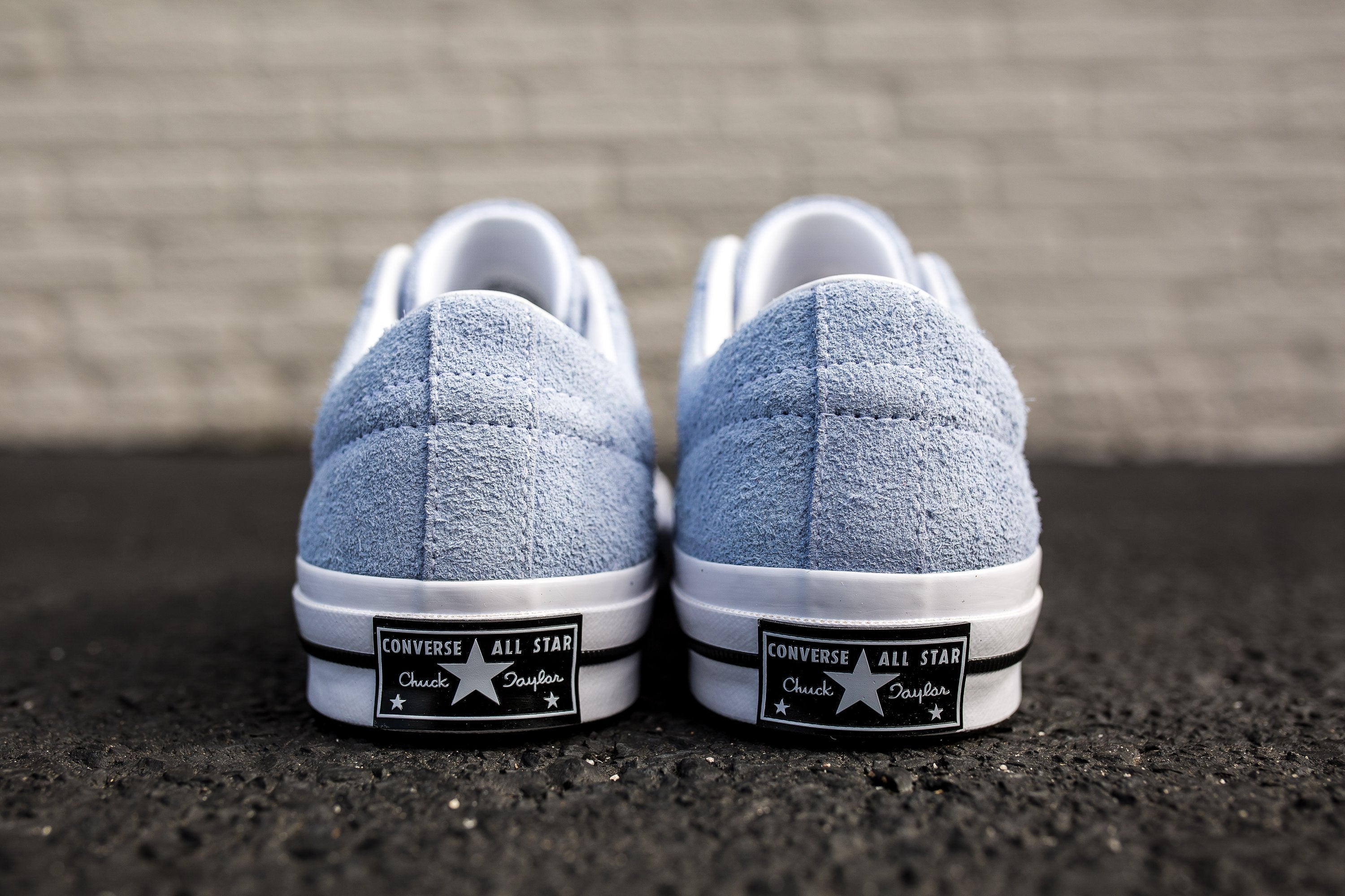 CONVERSE ONE STAR PREMIUM SUEDE LOW TOP - BLUE CHILL