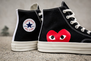 CDG PLAY CONVERSE CHUCK TAYLOR ALL-STAR '70 HIGH