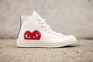 CDG PLAY CONVERSE CHUCK TAYLOR ALL-STAR '70 HIGH