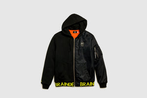 CONVERSE X BRAIN DEAD HOODED BOMBER JACKET