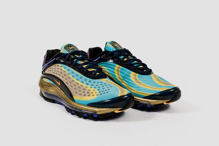 NIKE W' AIR MAX DELUXE "NAVY AND LASER ORANGE"