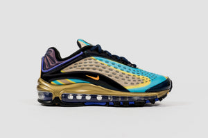 NIKE W' AIR MAX DELUXE "NAVY AND LASER ORANGE"