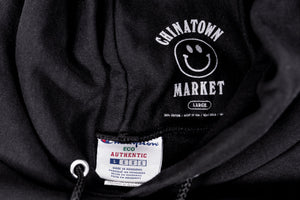CHINATOWN MARKET X PACKER "WASTE MANAGEMENT" HOODIE - BLACK