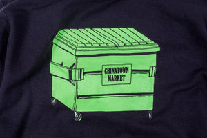 CHINATOWN MARKET X PACKER "WASTE MANAGEMENT" HOODIE - BLACK