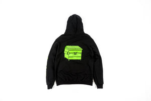 CHINATOWN MARKET X PACKER "WASTE MANAGEMENT" HOODIE - BLACK