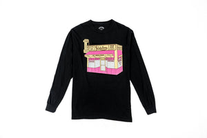 CHINATOWN MARKET X PACKER "FINAL SCENE" LS SHIRT - BLACK