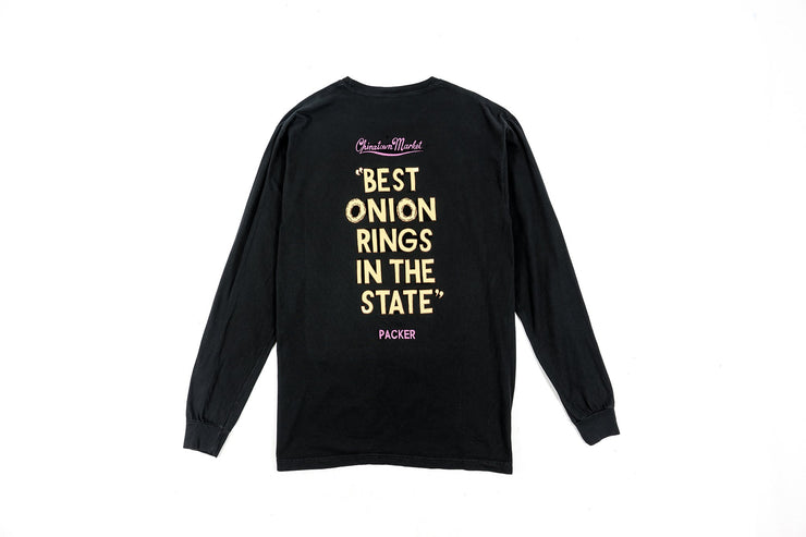 CHINATOWN MARKET X PACKER "FINAL SCENE" LS SHIRT - BLACK