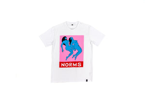PARRA T-SHIRT "NORMS" - WHITE