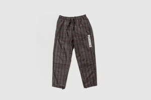 PLEASURES POLY PLAID TRACK PANT
