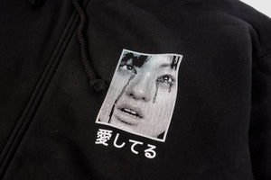 PLEASURES LONESOME AGAIN ZIP HOODY