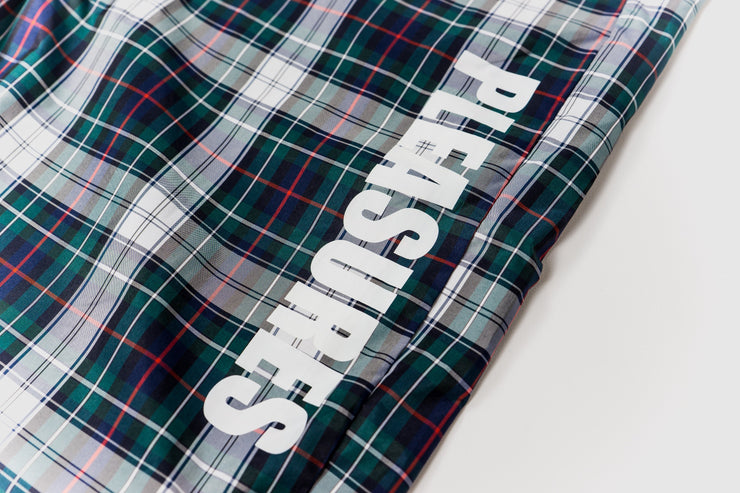 PLEASURES POLY PLAID TRACK PANT