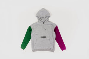 PLEASURES SPLIT COLOR HOODY