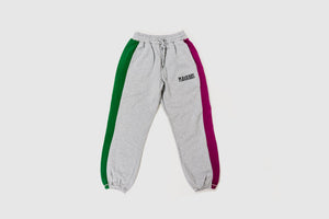 PLEASURES SPLIT COLOR SWEATPANTS
