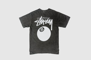 STUSSY 8 BALL PIGMENT DYED T-SHIRT