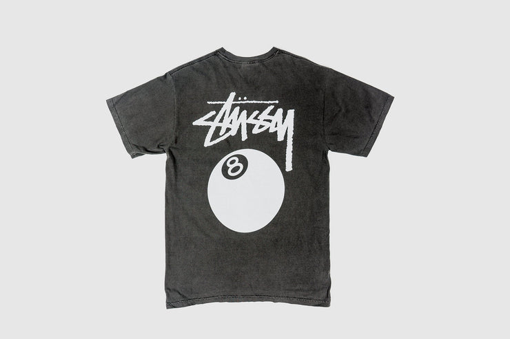 STUSSY 8 BALL PIGMENT DYED T-SHIRT