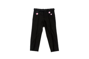 ADIDAS Y-3 CROPPED SLIM PANT - BLACK