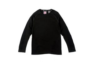 ADIDAS Y-3 LS COMPRESSION TEE - BLACK